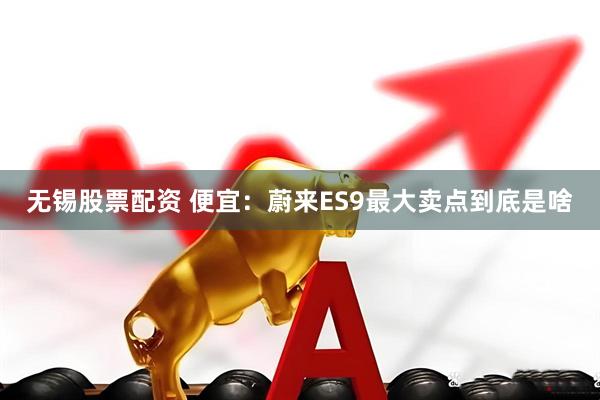 无锡股票配资 便宜：蔚来ES9最大卖点到底是啥